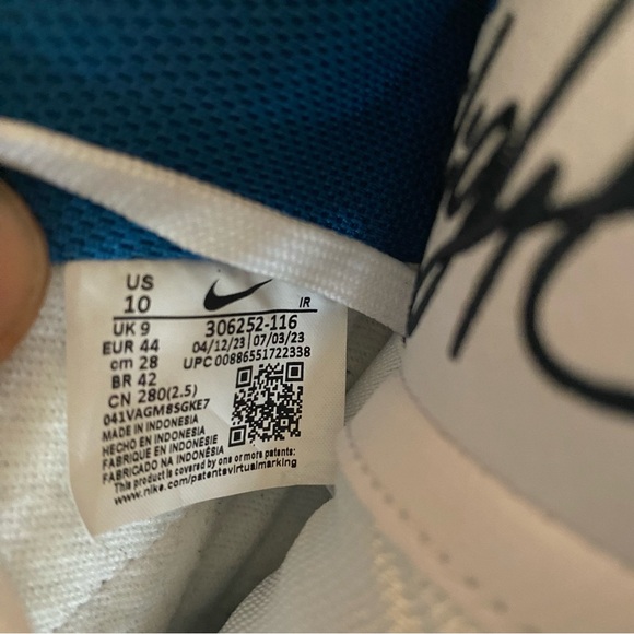 NIKE AIR FLIGHT 89’ SIZE 10 - Picture 5 of 6